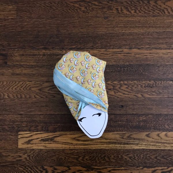 Product Image for  Roti and Curry Yellow Silk Lined Head Wrap