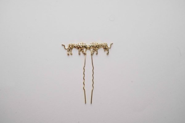 Product Image for  Kissing Leopards Decorative Bobby Pin (4 pk)