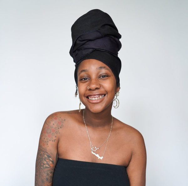 Product Image for  Black Silk Lined Head Wrap