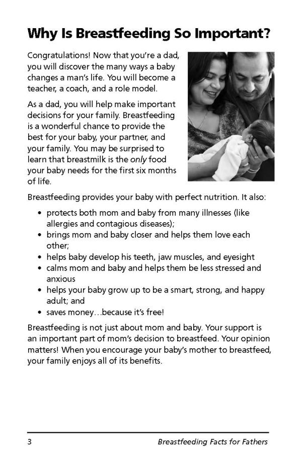 Product Image for  Breastfeeding Facts for Fathers (Abridged)