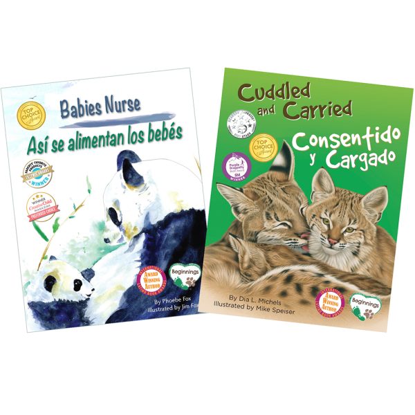 Product Image for  Nurtured and Nuzzled Bilingual Book Set