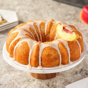 Product Image for  Peach Cobbler Pound Cake, Vegan