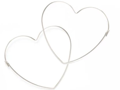 Product Image for  CLEARANCE: Big Heart Hoop Earrings