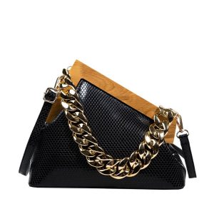 Product Image for  CLEARANCE: Black Snake Pattern Bag