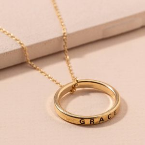 Product Image for  Grace Circle Pendant Necklace