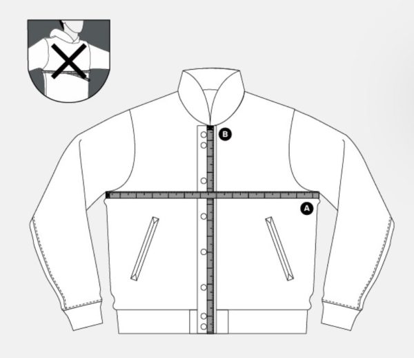 Product Image for  HU Letterman Varsity Jacket with Faux Leather Sleeves