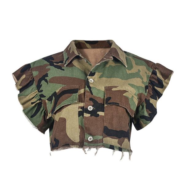 Product Image for  CAMO CROP TOP