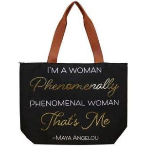 Product Image for  Maya Angelou Phenomenal Canvas Bag