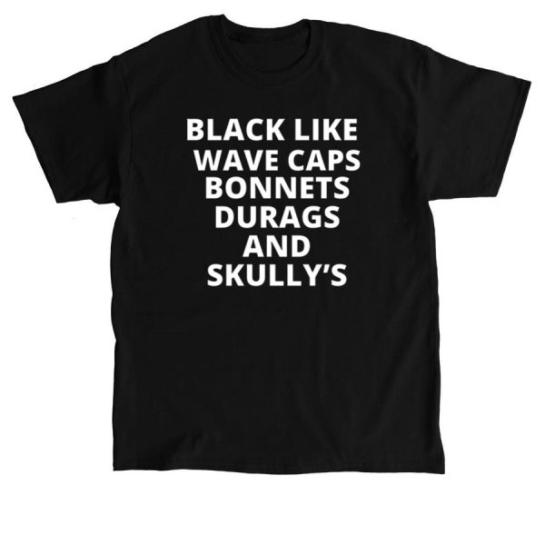 Product Image for  Black Like Wave Caps Tee