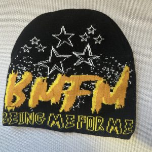 Product Image for  Black BMFM Logo Beanie