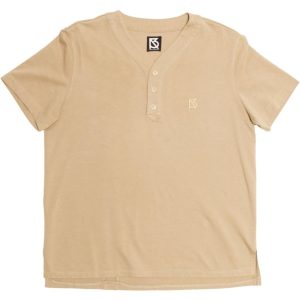 Product Image for  Lamar V Neck Henley: Beige