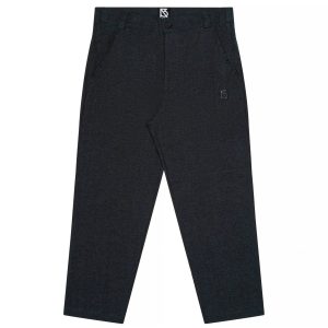 Product Image for  Charles Regular-Fit Cropped Trousers: Black/Green