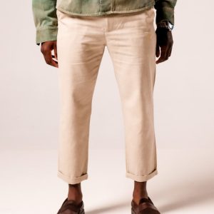 Product Image for Charles Regular-Fit Cropped Trousers: Beige