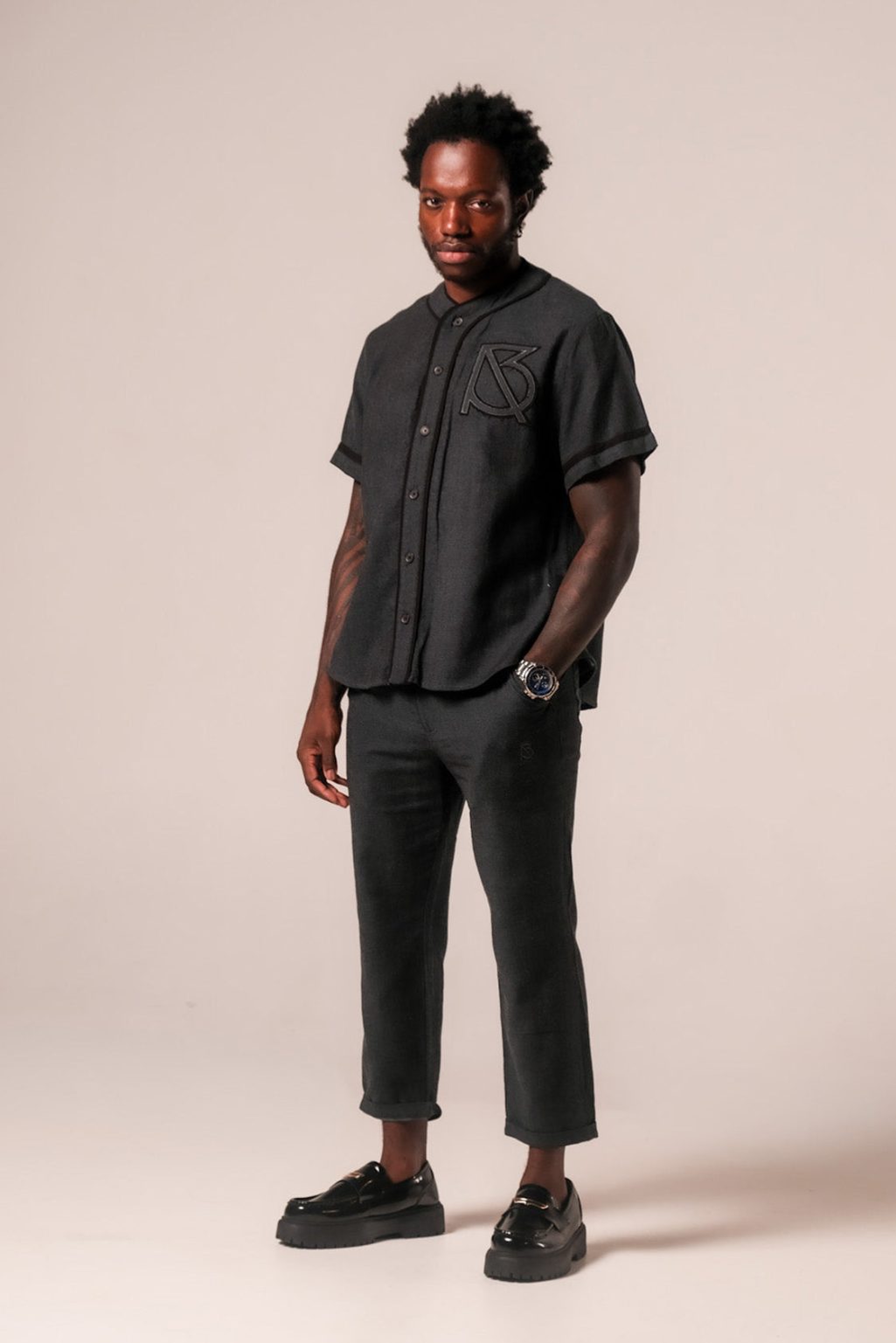Product Image for Edward Baseball Jersey: Green/Black