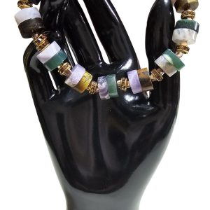 Product Image for  UNISEX BRACELET WITH FANCY JASPER & TIGEREYE