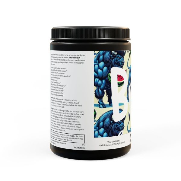 Product Image for  Bison Energy | Pre-Workout Supplement, Watermelon (300g, 10.58oz)