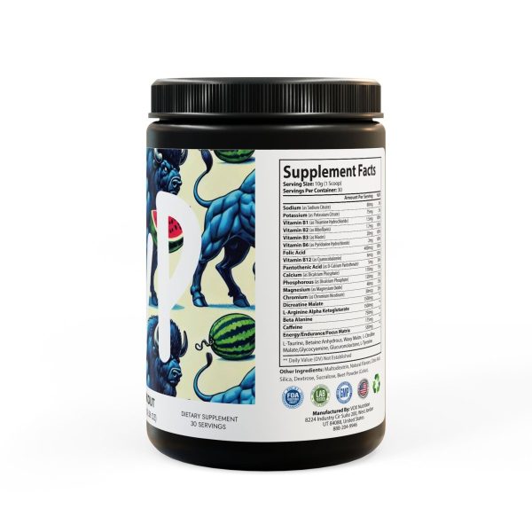 Product Image for  Bison Energy | Pre-Workout Supplement, Watermelon (300g, 10.58oz)