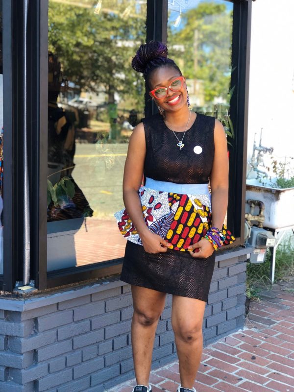 Product Image for  Sam Ankara/Batik patches peplum belt, 100% Cotton, Ankara print, Adire fabric