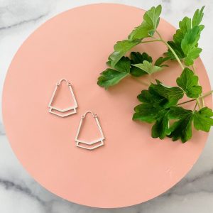 Product Image for  SILVER CLEO HOOPS