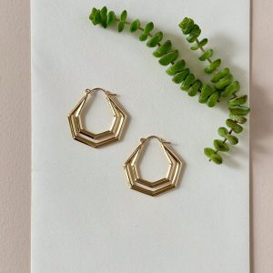 Product Image for  GOLD HERA HOOPS