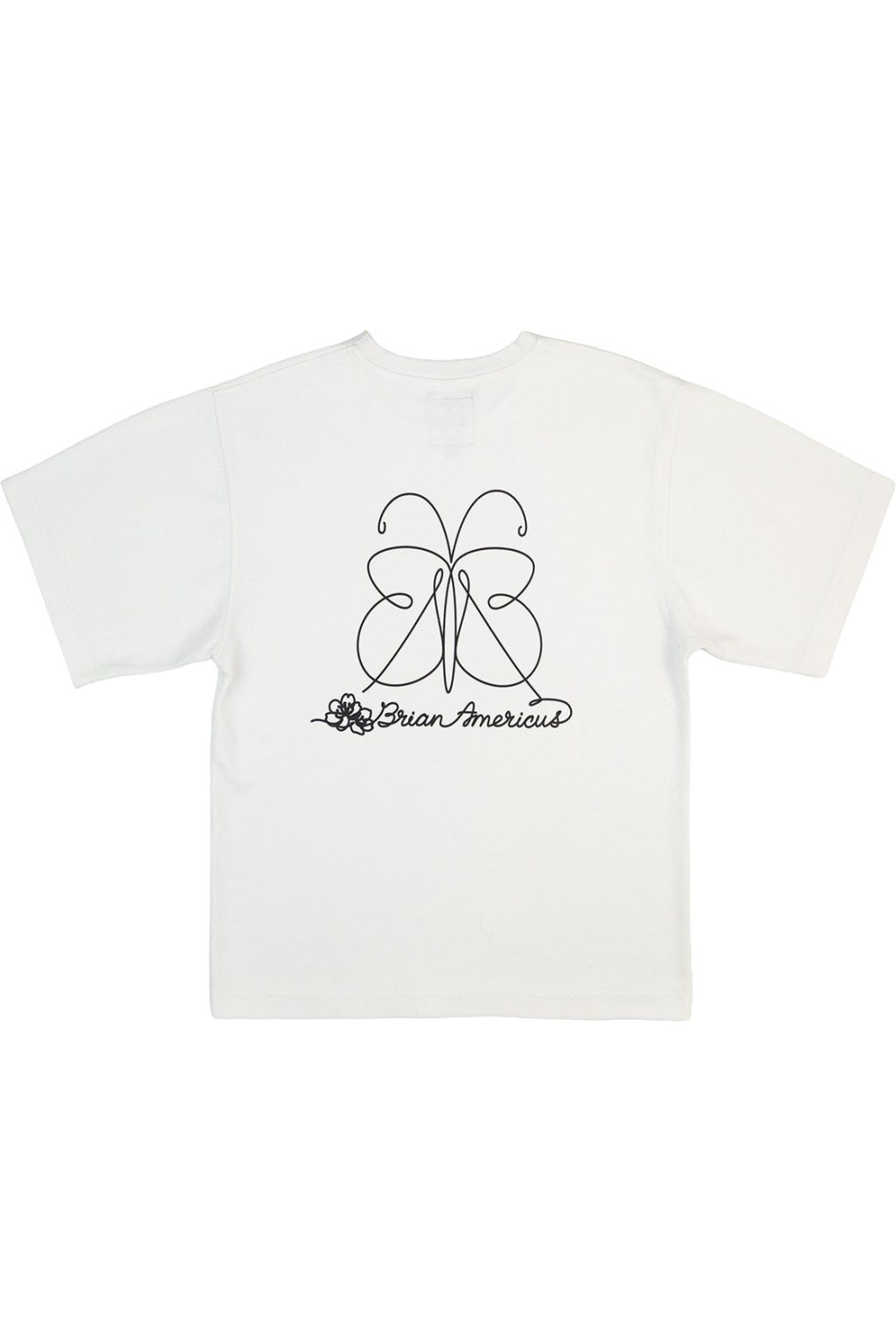 Product Image for B A Butterfly Cropped Graphic Tee