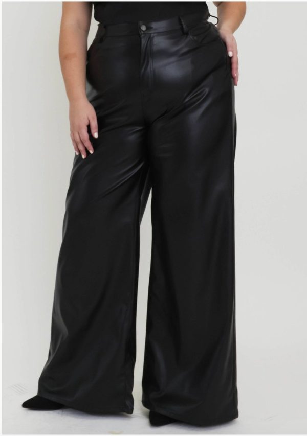 Product Image for  Candy Coated Black Leather Pants