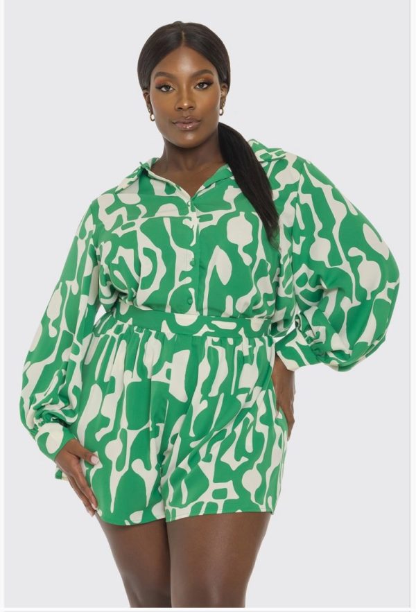 Product Image for  Mod Boss Plus Sized Shorts Set