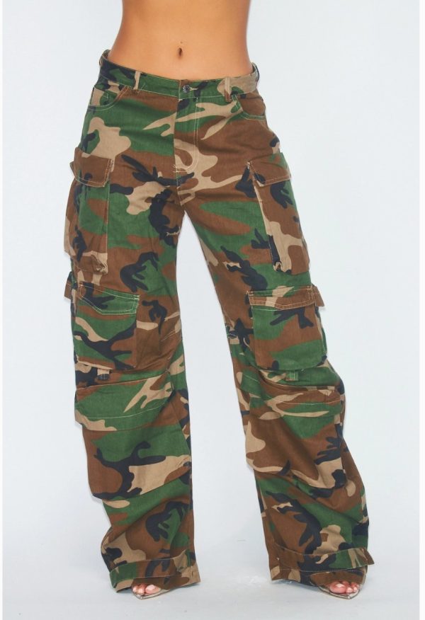 Product Image for  The Marcelites Camouflage Cargo Pants