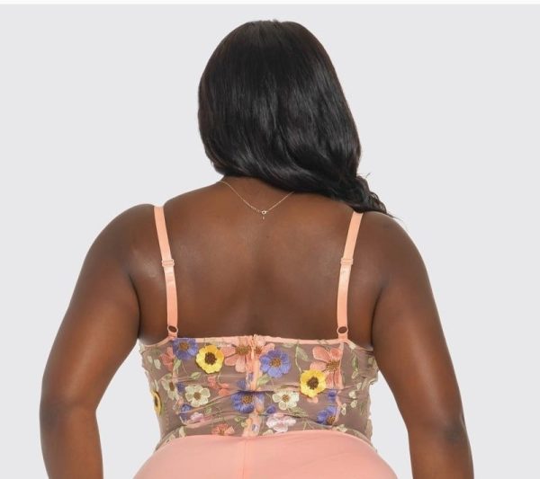 Product Image for  Blooming Bodysuit (Floral Plus Sized Bodysuit)