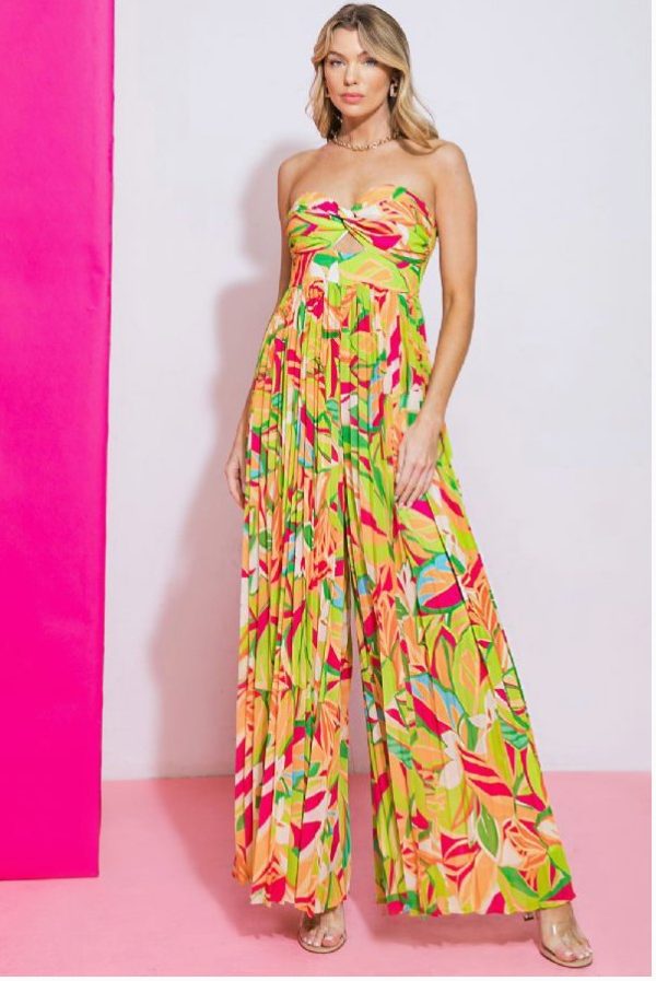 Product Image for  Pura Vida  Colorful Jumpsuit