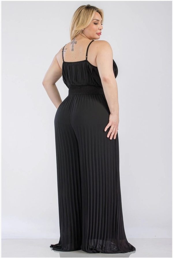 Product Image for  Ace of Spade Jumpsuit (Pleated, plus sized black Jumpsuit)
