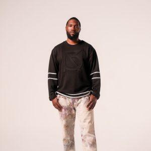 Product Image for Douglas Embossed Sweatshirt: Black