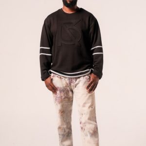 Product Image for Douglas Embossed Sweatshirt: Black