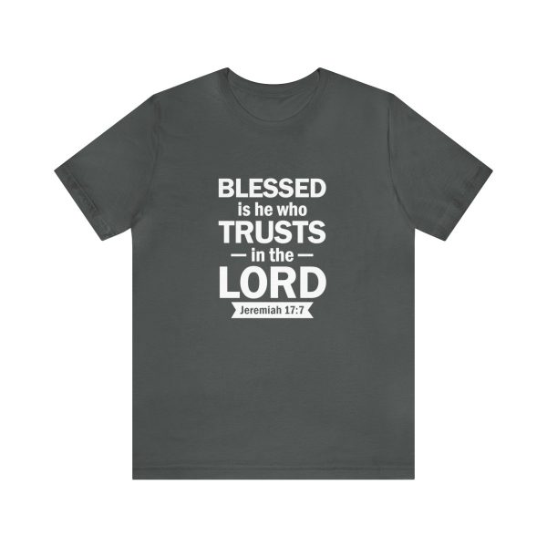 Product Image for  Blessed Men’s Jersey Short Sleeve Tee (Multiple Colors White Lettering)