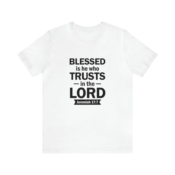 Product Image for  Blessed Men’s Jersey Short Sleeve Tee (Multiple Colors Black Lettering)