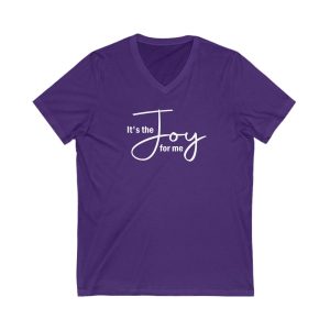 Product Image for  Joy for Me Unisex V-Neck Tee (Multiple Colors)