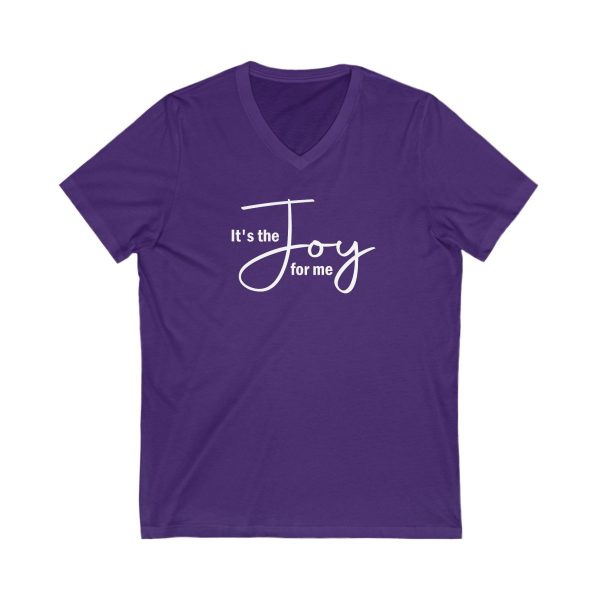 Product Image for  Joy for Me Unisex V-Neck Tee (Multiple Colors)