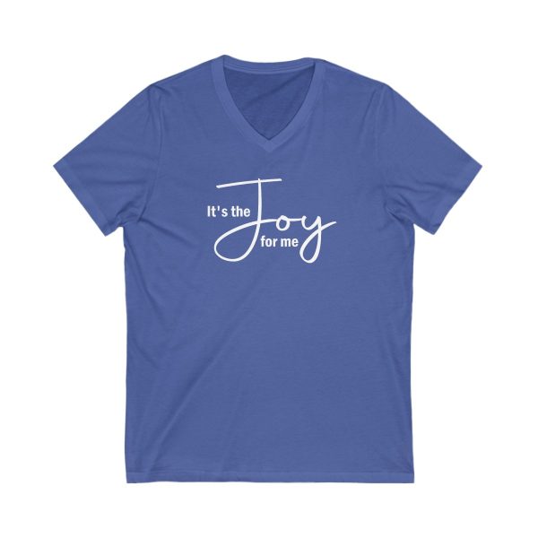 Product Image for  Joy for Me Unisex V-Neck Tee (Multiple Colors)