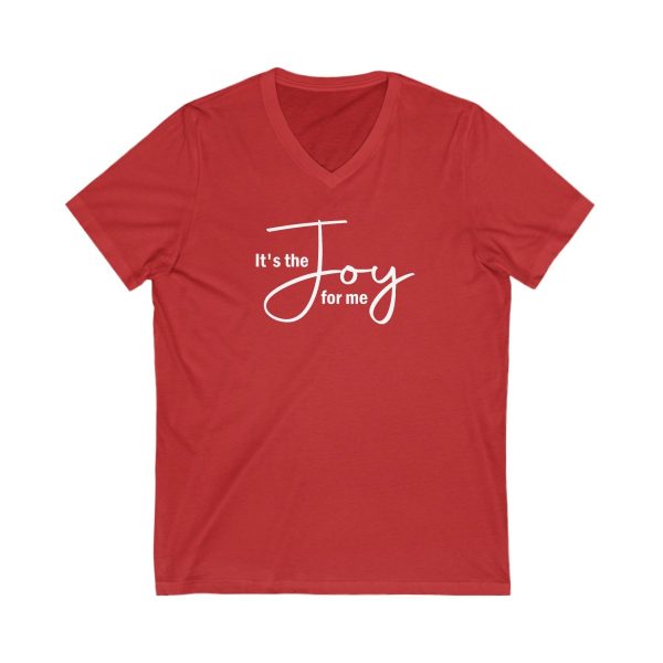 Product Image for  Joy for Me Unisex V-Neck Tee (Multiple Colors)