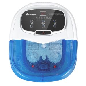 Product Image for  Heated Foot Bath Massager with Shiatsu Rollers, Red Light & Adjustable Shower
