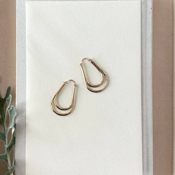 Product Image for  GOLD AURORA HOOPS
