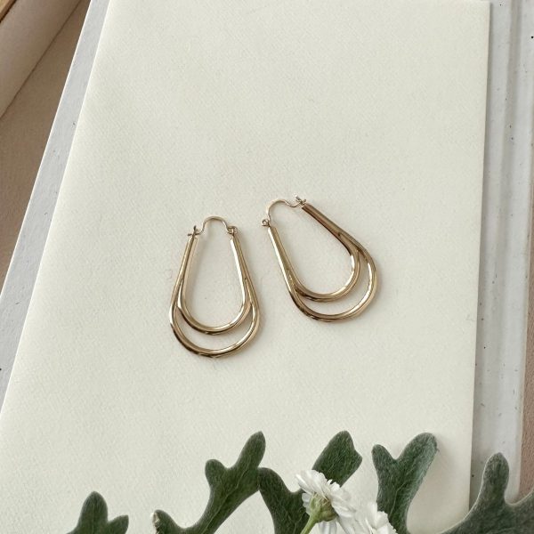 Product Image for  GOLD AURORA HOOPS