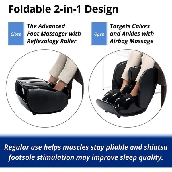 Product Image for  The Ninja Heated Foot Massager for Therapy 2 in 1