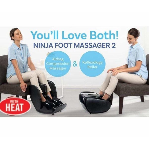 Product Image for  The Ninja Heated Foot Massager for Therapy 2 in 1