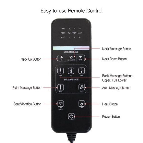 Product Image for  Daiwa Felicity Shogun Neck and Back Massager with Heat USJ-874