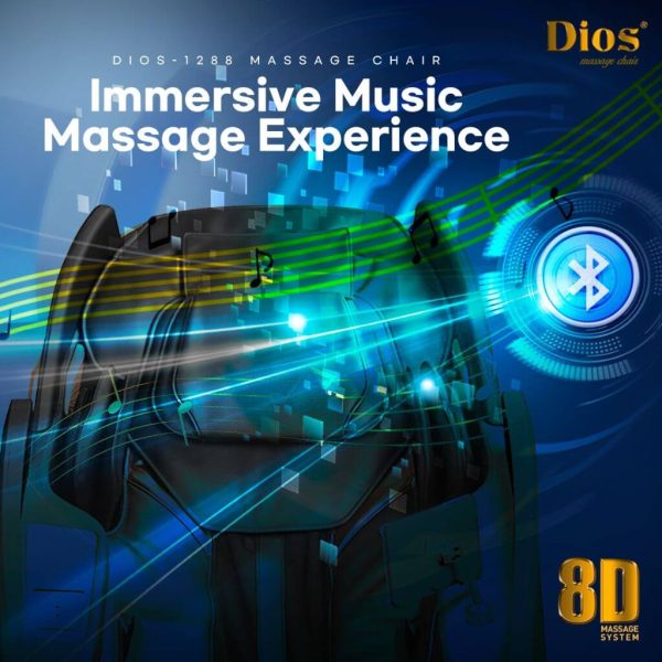 Product Image for  DIOS-1288 8D AI Massage Chair | Brain-Calming, Body-Healing, Lifestyle-Transforming