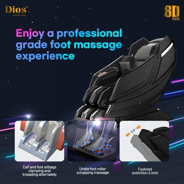 Product Image for  DIOS-1288 8D AI Massage Chair | Brain-Calming, Body-Healing, Lifestyle-Transforming