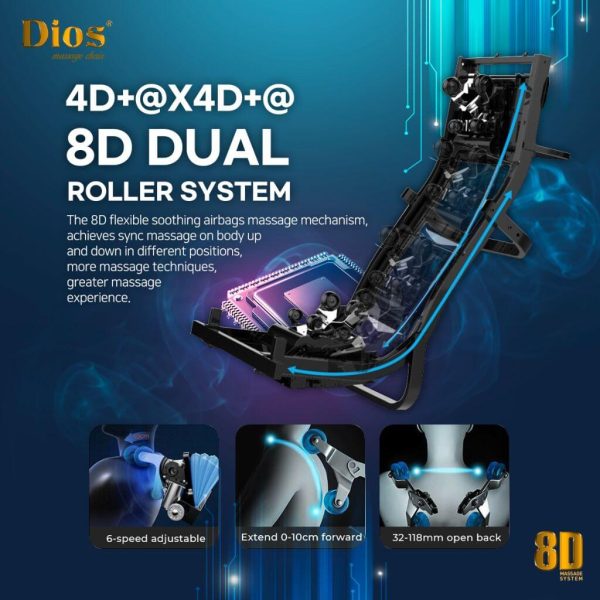 Product Image for  DIOS-1288 8D AI Massage Chair | Brain-Calming, Body-Healing, Lifestyle-Transforming