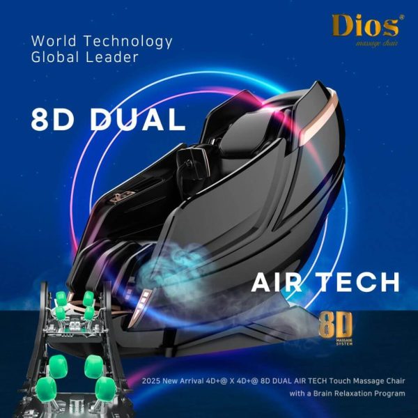 Product Image for  DIOS-1288 8D AI Massage Chair | Brain-Calming, Body-Healing, Lifestyle-Transforming