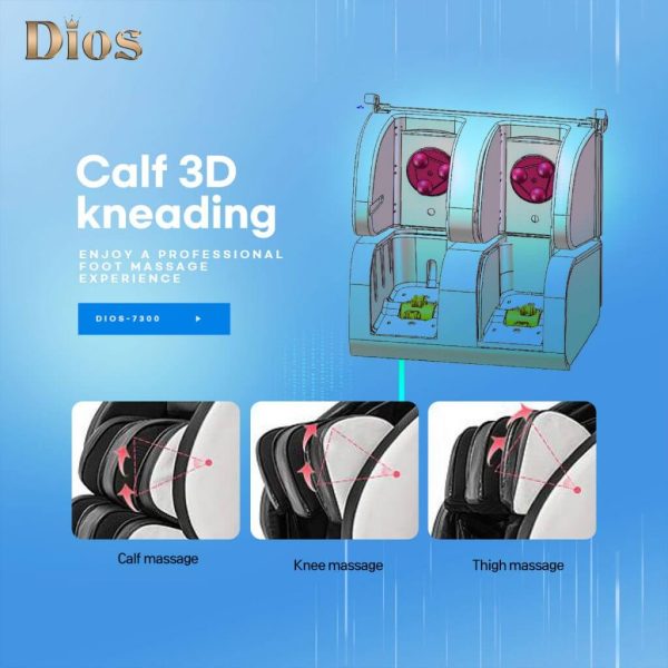 Product Image for  Kahuna Dios D7300 Massage Chair | 7D Full-Body AI Massage with Zero Gravity & Calf Kneading